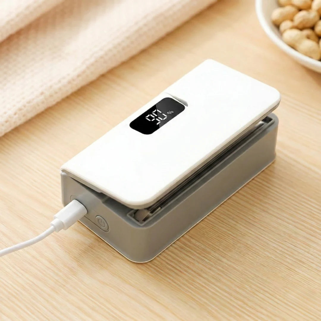 HeatSeal™ - 2in1 Mini Portable Magnetic Food Bag Sealer