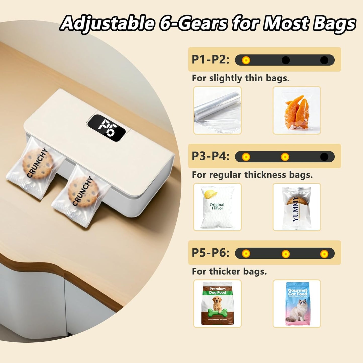 HeatSeal™ - 2in1 Mini Portable Magnetic Food Bag Sealer